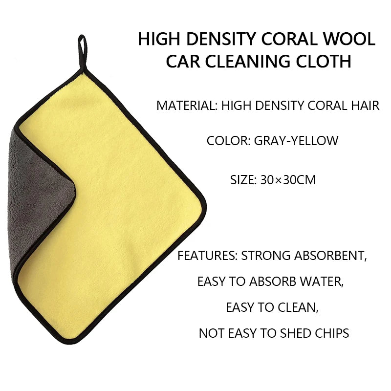 Microfiber Towel Car Microfiber Cloth Wash Towel Microfiber Cleaning Cloth Car Wash Drying Towel Auto Detailing
