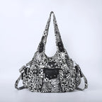Angelkiss Women Bag Large Handbags Satchel Top-handle PU Shoulder Bag Vintage Dumpling Pack Multi-pockets Shoulder Bags Purse