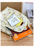 Sanrio Start Of School Season Backpack Anime Kuromi Cinnamoroll Student Bag Large Capacity Women Bag For Children Girls Gift ﻿