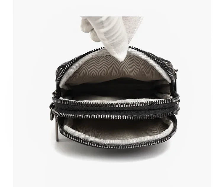 2025New 100% Genuine Cowhide Women's Leather Mobile Phone Bag Crossbody Bags for Women Bag Designer Crossbody Bag Messenger Bags