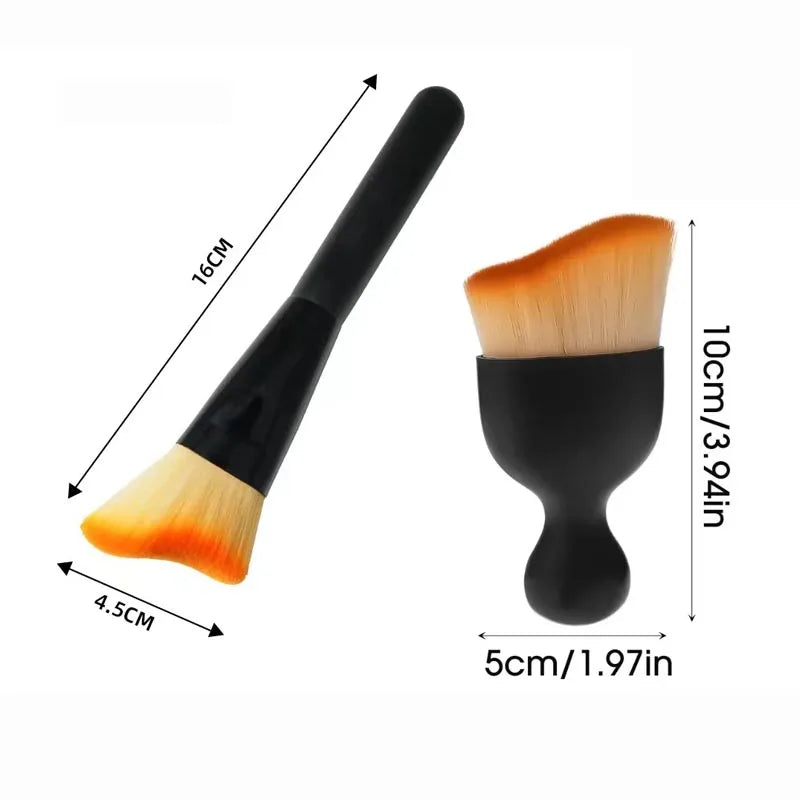 2pcs Multipurpose Cleaning Brush for Car Interior Air Conditio Outlet Crevice Dust Removal Brushes Office Home Clean Brush Tools