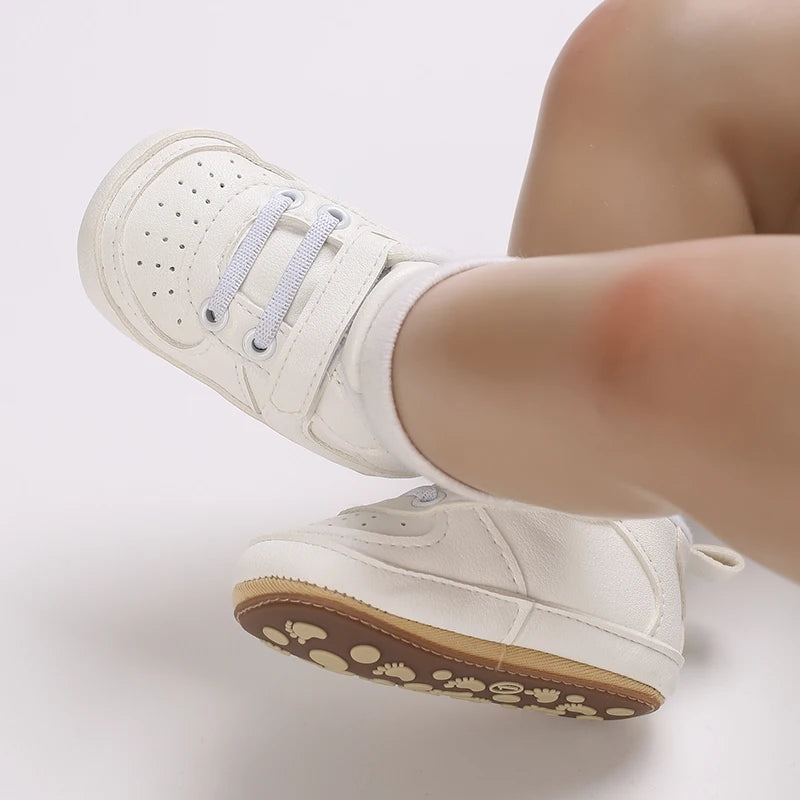 0-1Year New Baby Shoes Retro Leather Boy Girl Shoes Multicolor Toddler Rubber Sole Anti-slip First Walkers Infant Newborn