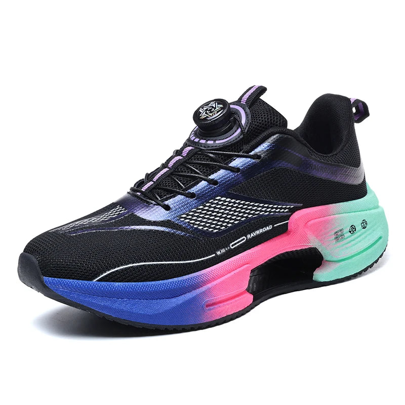 Parent-child casual sports shoes Four seasons new soft sole non-slip breathable outdoor running shoes men women's light sneakers