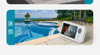 New Wall Mounted Waterproof Speaker Phone Stand for Bath Phone Holder with Seamless Touch Screen Bluetooth Music Shower System