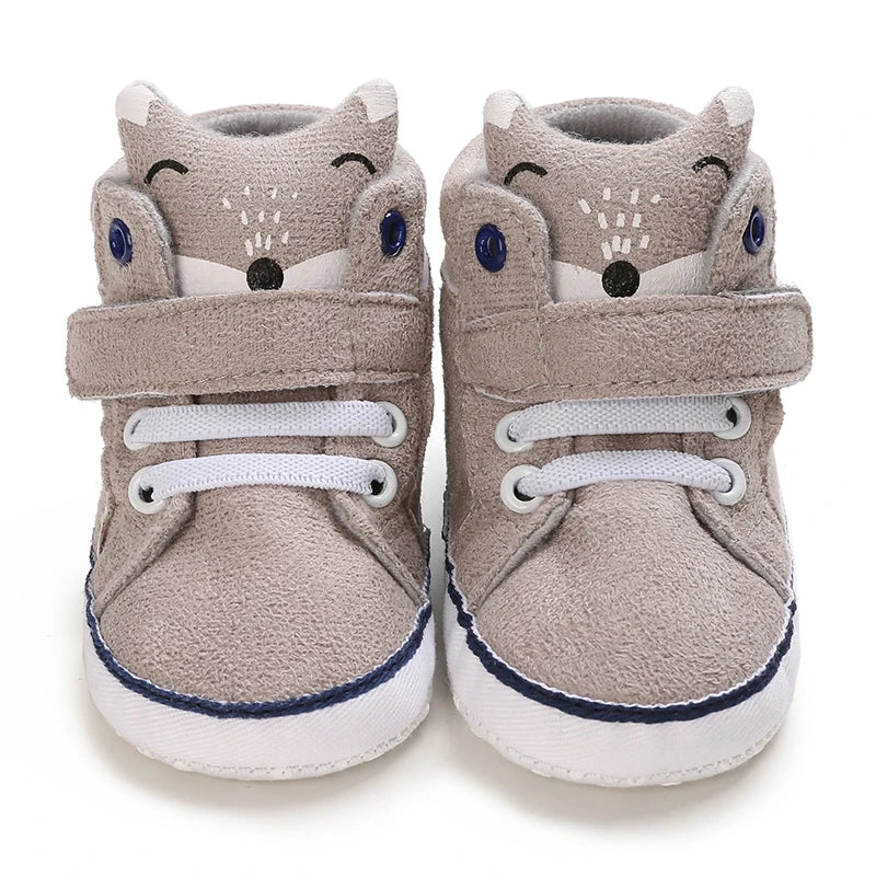 NEW Classic baby shoes for boys and girls cute animal casual flat shoes the first baby cotton non slip and warm walking shoes ﻿