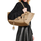 Brand Tote Bag Rodeo Lock Design Women Bag High-quality Soft Pu Leather Handbag Large-capacity Storage Bag Commuter Shoulder Bag