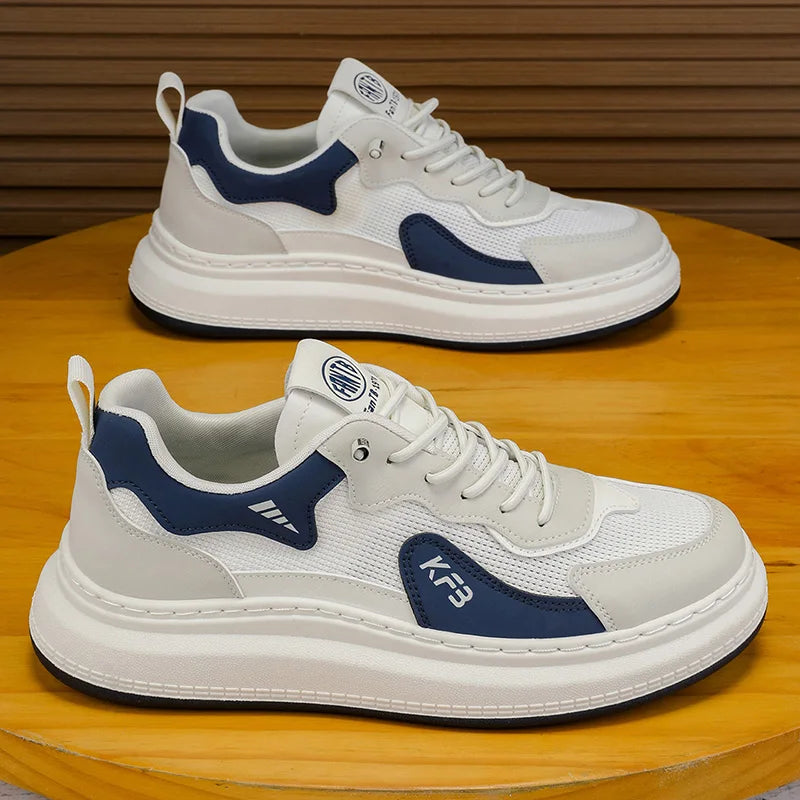casual shoes fashion men's four season breathable comfortable outdoor thick sole anti slip wear-resistant versatile casual shoes