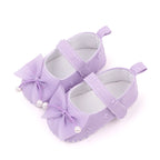 Baby Step Front Shoes Spring and Autumn New Style Girls' Baby Shoes with Korean-style Bowknots and Anti-slip Soft Soles BY2235