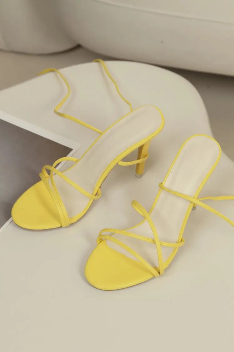New Summer Elegant Strap Solid Color Square Toe High Heels Open Toe Fashion Sexy Banquet Women's Shoes pumps women shoes