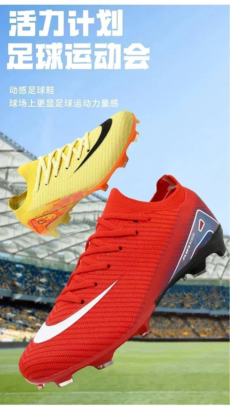 Men Football Field Boot TF/FG Indoor Original Professional Futsal Society Match Turf Soccer Shoes Non Slip Bootie Football Shoes