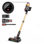 550W Cordless Vacuum Cleaner 45000Pa,Stick Vacuum with Touch Display,Removable Battery,Handheld Dust Cleaners For Home Clean