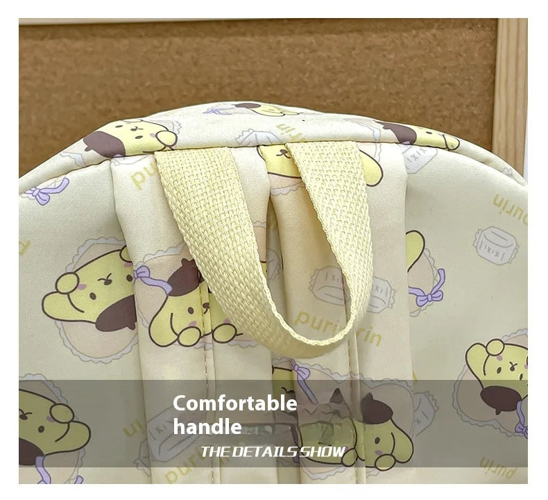 Sanrio Start Of School Season Backpack Anime Kuromi Cinnamoroll Student Bag Large Capacity Women Bag For Children Girls Gift ﻿