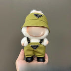Only clothes are suitable for LABUBU,LABUBU, baby clothes, 17 cm pendants, plush toys, fashion clothes, suits and skirts.