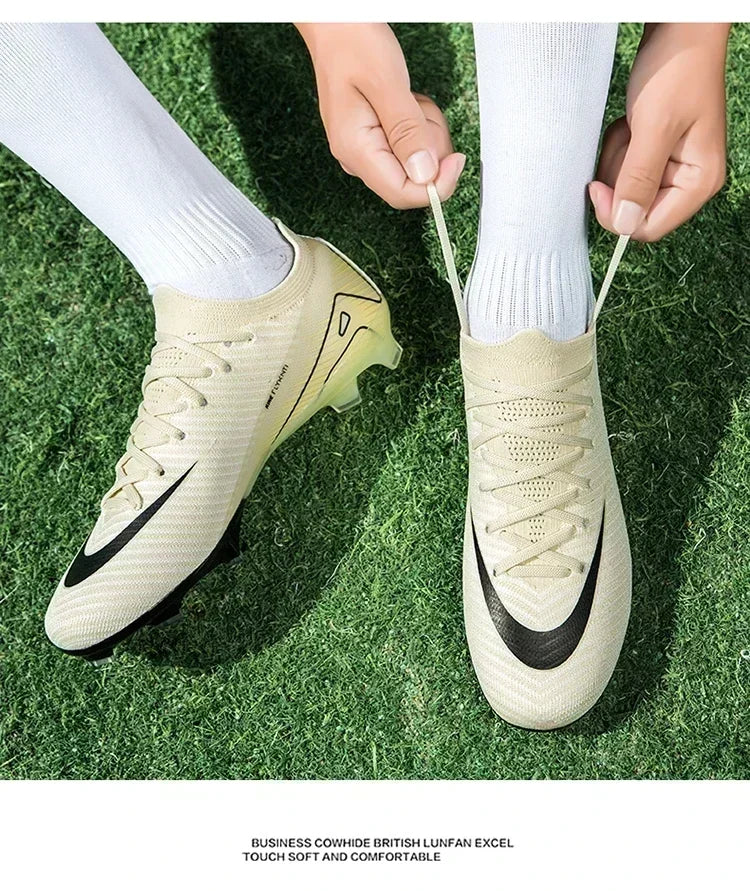 Men Football Field Boot TF/FG Indoor Original Professional Futsal Society Match Turf Soccer Shoes Non Slip Bootie Football Shoes