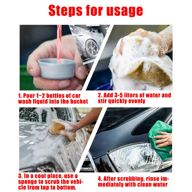 Gloss Foaming Car Wash Soap (Works with Foam Cannons, Guns or Bucket Washes) for Cars Trucks Motorcycles Produits Lavage Voiture