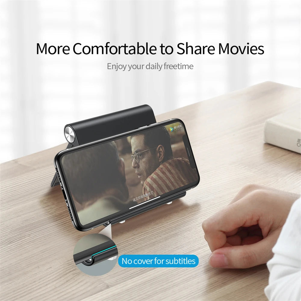 Phone Holder Stand Mobile Universal Support Tablet Stand for iPhone Desk Cell Phone Holder Stand Portable Mobile Holder Mount
