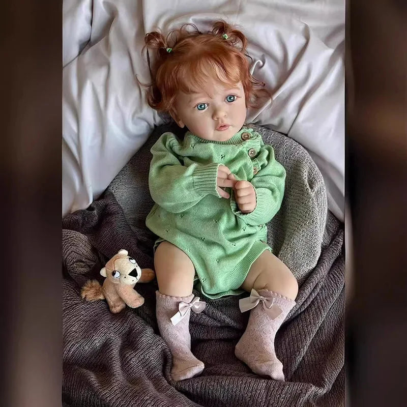 60cm Ayana Finished Doll Princess Girll As Picture Reborn Baby Doll Hand Paint Doll with Genesis Paint High Quality 3D Skin Toys