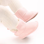 Plush Winter Baby Shoes Boy Girl Cotton Soft Sole Snow Booties Thick Winter Warm Newborn Toddler Boots Shoes Frist Walking Shoes