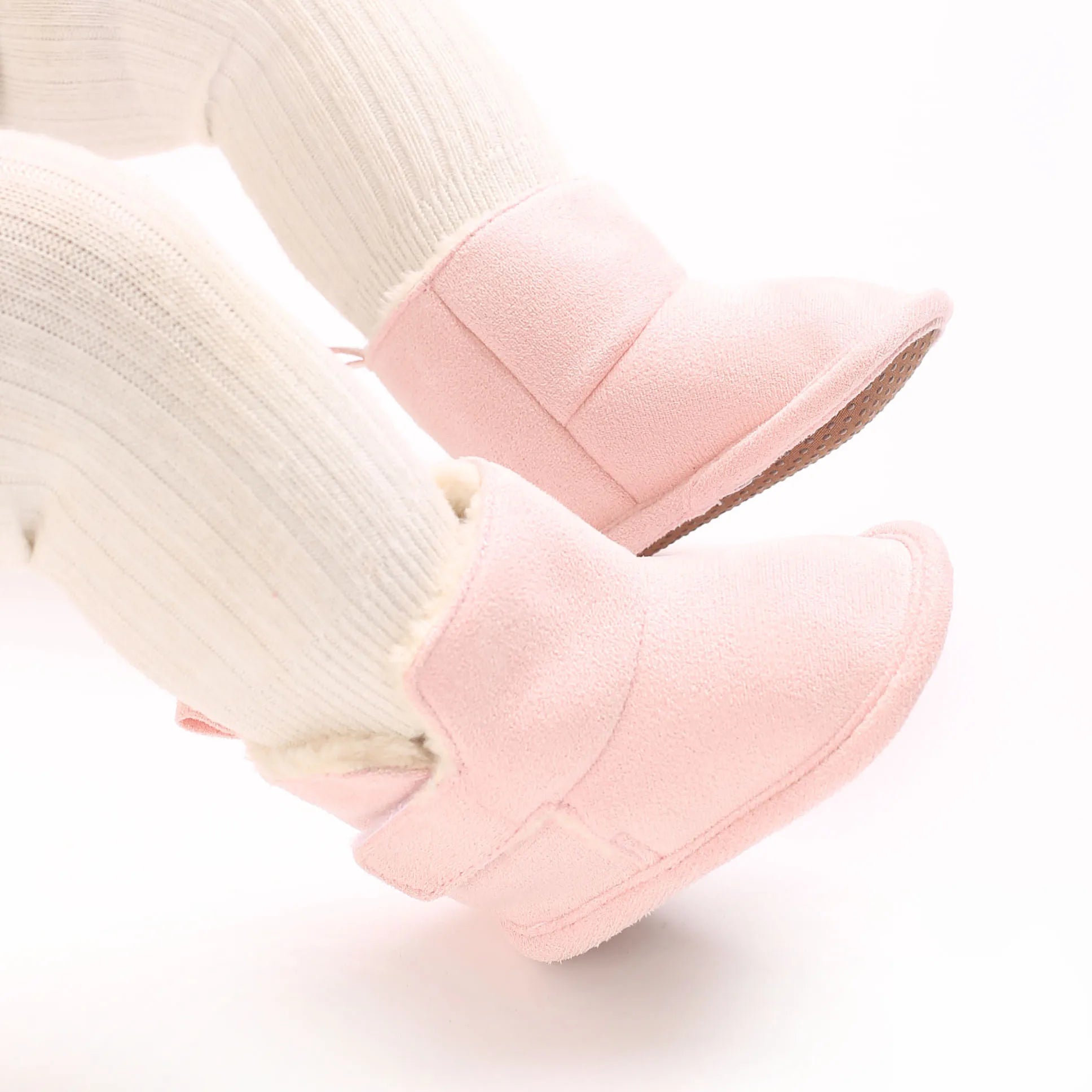 Plush Winter Baby Shoes Boy Girl Cotton Soft Sole Snow Booties Thick Winter Warm Newborn Toddler Boots Shoes Frist Walking Shoes