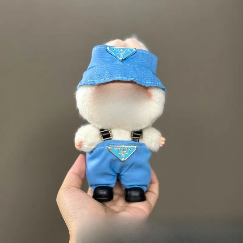 Only clothes are suitable for LABUBU,LABUBU, baby clothes, 17 cm pendants, plush toys, fashion clothes, suits and skirts.