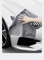 Car Wash Towel High Absorbency Automotive Interior Cleaning Cloth Suede/Coral Velour Double-Sided Material Lint-Free