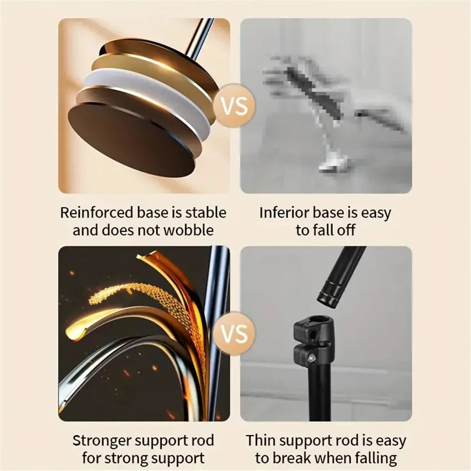 Desktop Phone Holder Live Broadcast for Smartphone Adjustable with Phone Holder Stand Bracket for Mobile Telefoon Statief Stand
